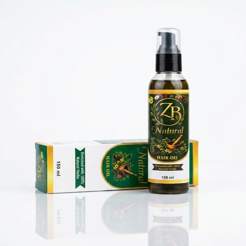 ZBNatural Hair Oil™ 100% Organic | 20+ Herbs & Botanical Oils | Hair Growth, Anti Hair Fall & Damage Repair Oil